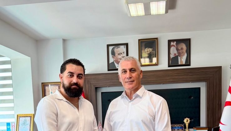 TAGRA Teknoloji ve Zeytin Ağacı Eğitim ve Yardımlaşma Derneği yetkilileri Ekonomi Bakanı Amcaoğlu’nu ziyaret etti