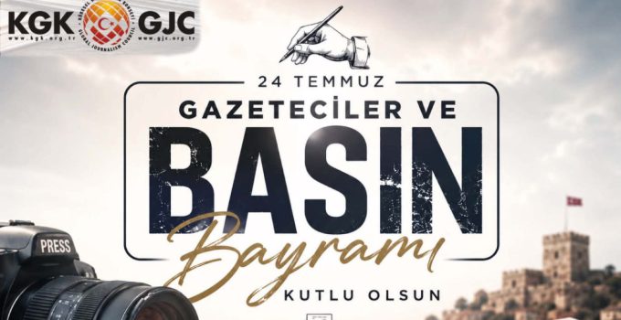 KGK: Bizim asıl bayramımız Gazetecilik Meslek Birliği Yasası’nın yürürlüğe girdiği gün olacak