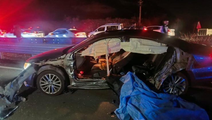 Bingöl’de bariyere çarpan otomobildeki 2 kişi öldü