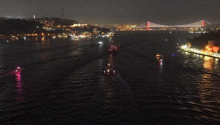 İstanbul Boğazı’nda gemi trafiği yeniden açıldı