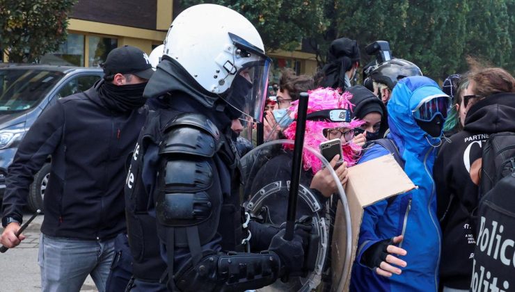 Brüksel’deki öğrenci gösterilerinde polis şiddeti iddialarına ilişkin 26 şikayet
