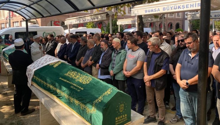 Manisa’daki kazada hayatını kaybeden 10 kişinin cenazesi Bursa’da defnedildi