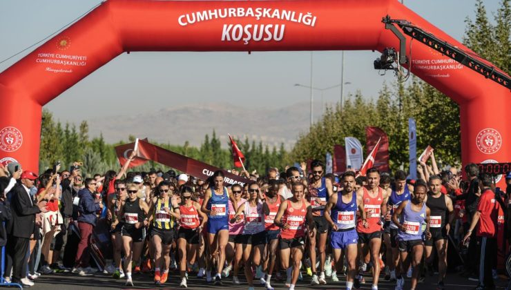 Cumhurbaşkanlığı Yarı Maratonu tamamlandı