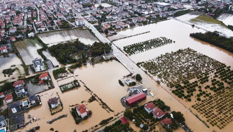 Dalaman’da Tersakan Deresi taştı: Evler ve tarım arazileri su altında kaldı