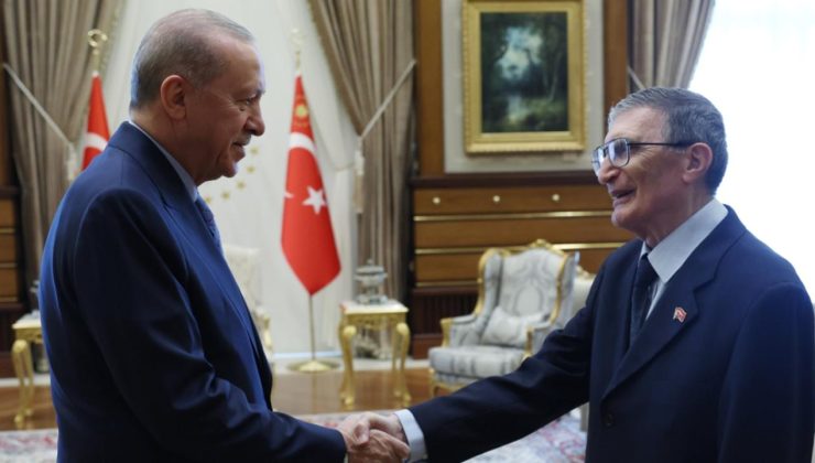Cumhurbaşkanı Erdoğan, Aziz Sancar’ı kabul etti