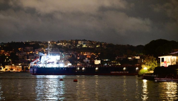 İstanbul Boğazı’nda gemi arızası: Trafik çift yönlü durduruldu