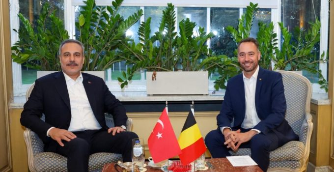 Bakan Fidan, Belçikalı mevkidaşı Prevot ile görüştü