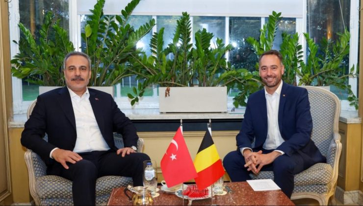 Bakan Fidan, Belçikalı mevkidaşı Prevot ile görüştü