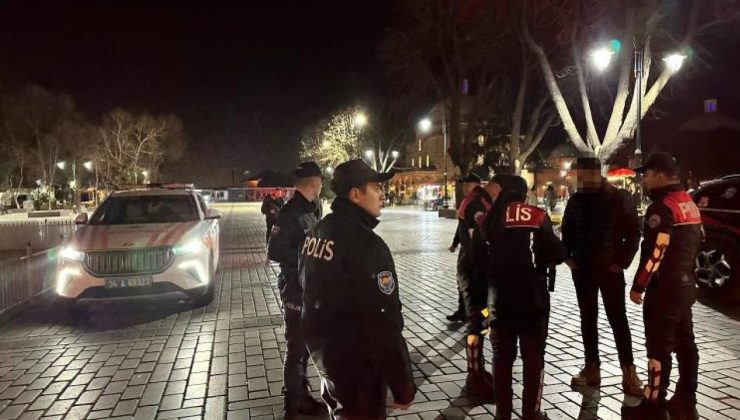 İstanbul’da huzur uygulamasında 529 şüpheliye gözaltı