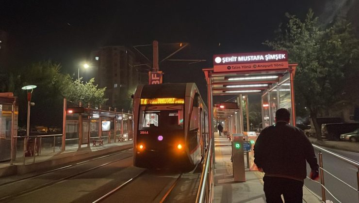 Kayseri’de tramvayın çarptığı yaya ağır yaralandı