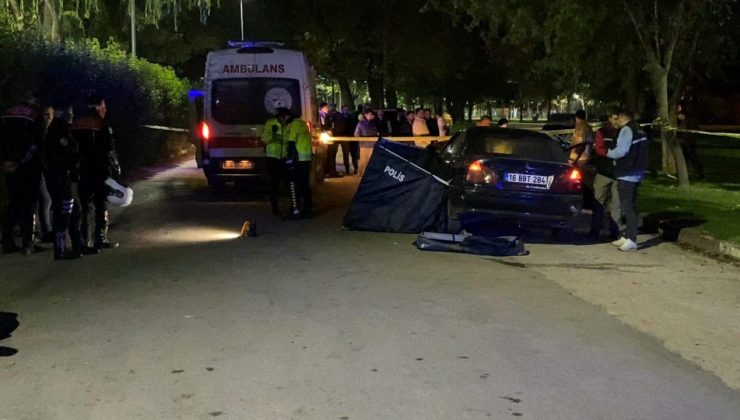 Bursa’da otomobile çarpan motosikletin sürücüsü öldü