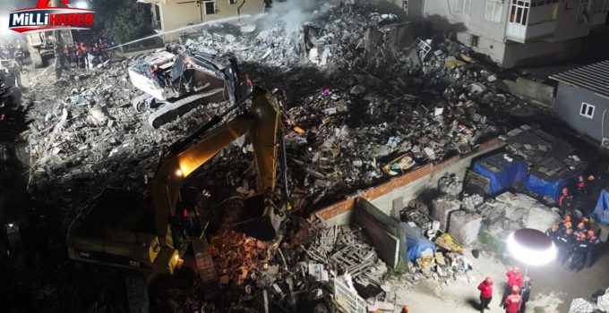 İstanbul’da 7 katlı bina kısmen çöktü: 3 kişi aranıyor