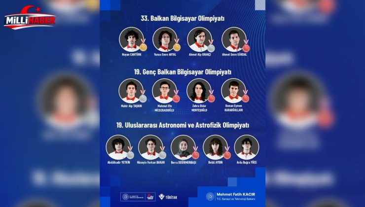 Bilim olimpiyatlarında tarihi başarı: Türkiye 2026da 78 madalya kazandı