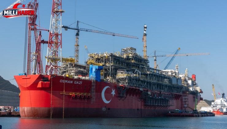 Mavi Vatan’da tarihi gün: Osman Gazi görev yerine uğurlandı