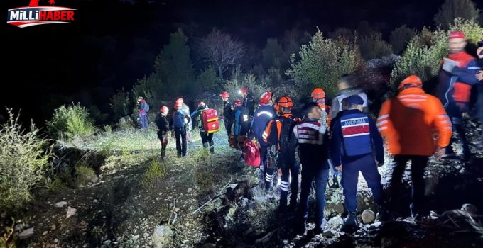 Isparta’da kanyonda mahsur kalan 14 kişilik İHH gönüllülerinden 1 kişi hayatını kaybetti