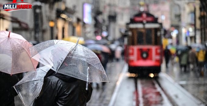 11 il için sarı uyarı: Kuvvetli yağışa dikkat