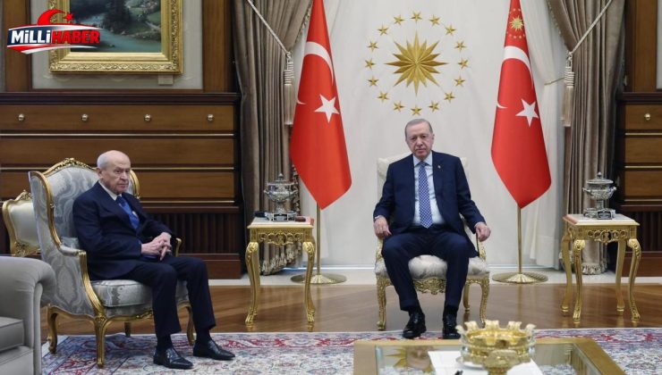 Cumhurbaşkanı ErdoğanBahçeli görüşmesi sona erdi