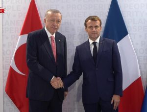 Cumhurbaşkanı Erdoğan, Fransa Cumhurbaşkanı Macron ile telefonda görüştü