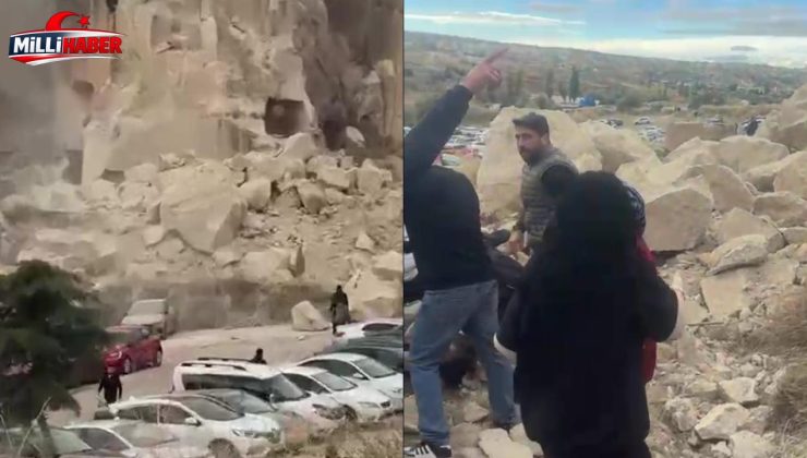 Kapadokya’da peribacası çöktü: 2 ölü