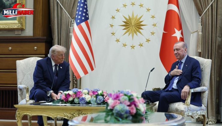 Cumhurbaşkanı Erdoğan, ABD Başkanı Trump ile görüştü