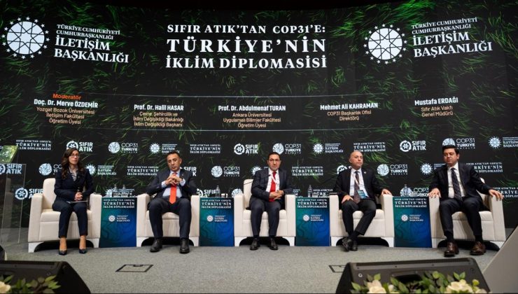 “Sıfır Atık’tan COP31’e: Türkiye’nin İklim Diplomasisi” paneli düzenlendi