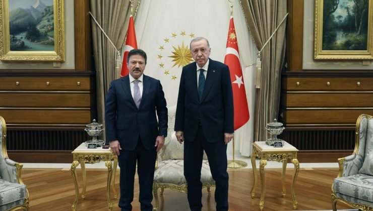 Cumhurbaşkanı Erdoğan, TESK Genel Başkanı’nı kabul etti