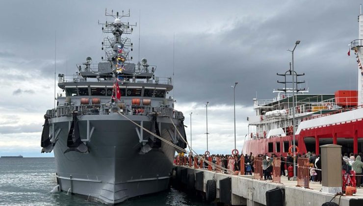 TCG Işın arama kurtarma gemisi Tekirdağ’da ziyarete açıldı