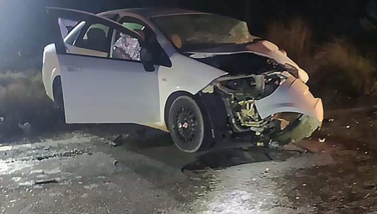 Tekirdağ’da iki otomobil çarpıştı: 1 ölü